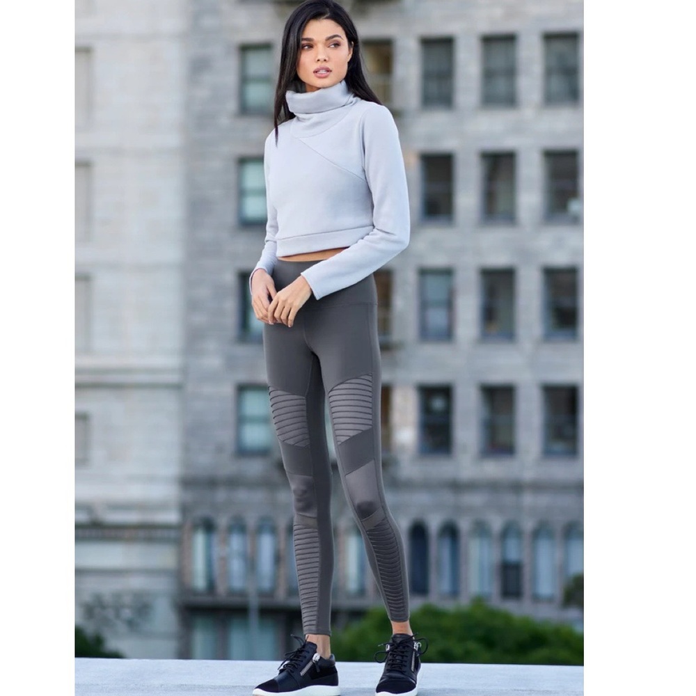 ALO Moto Legging - Anthracite - Picture 2 of 8
